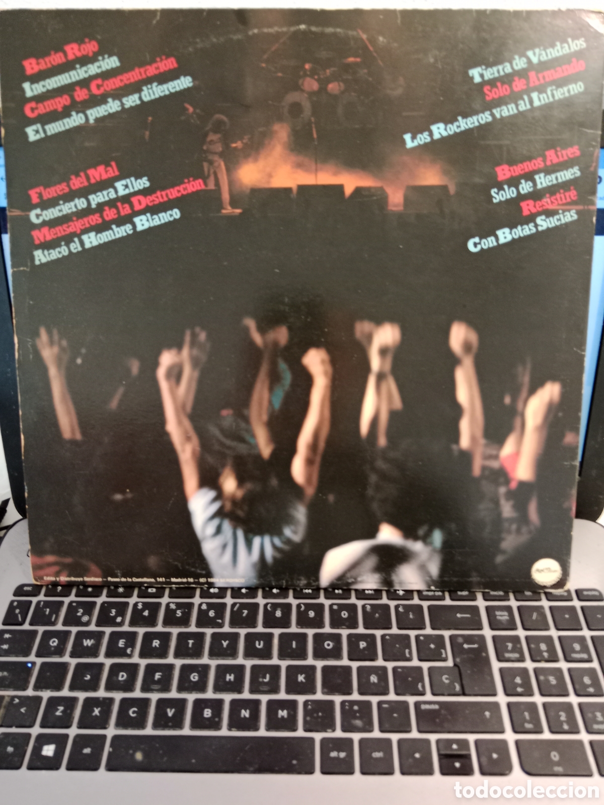 Discos de vinilo: Bar&oacute;n Rojo - Al rojo vivo (Doble LP) - Foto 3