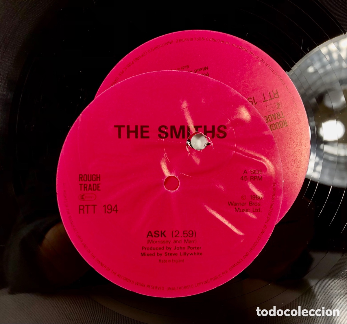 Discos de vinilo: VINILO &ldquo;THE SMITHS&rdquo; (RAREZA) &ldquo;ASK&rdquo; 1986 - Foto 1