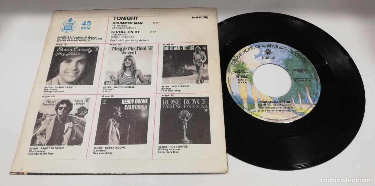 Discos de vinilo: SCO33-Tonight - Drummer Man (7&rdquo;, Single) - Foto 2