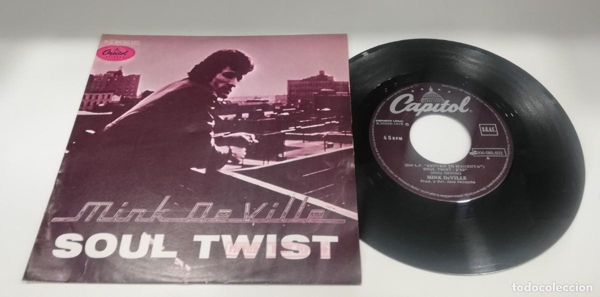 Discos de vinilo: SCO33- Mink DeVille - Soul Twist (7&rdquo;) - Foto 1