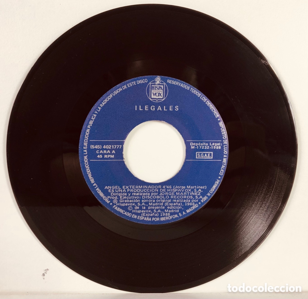 Discos de vinilo: SINGLE ILEGALES (COLECCIONISTAS) - Foto 4