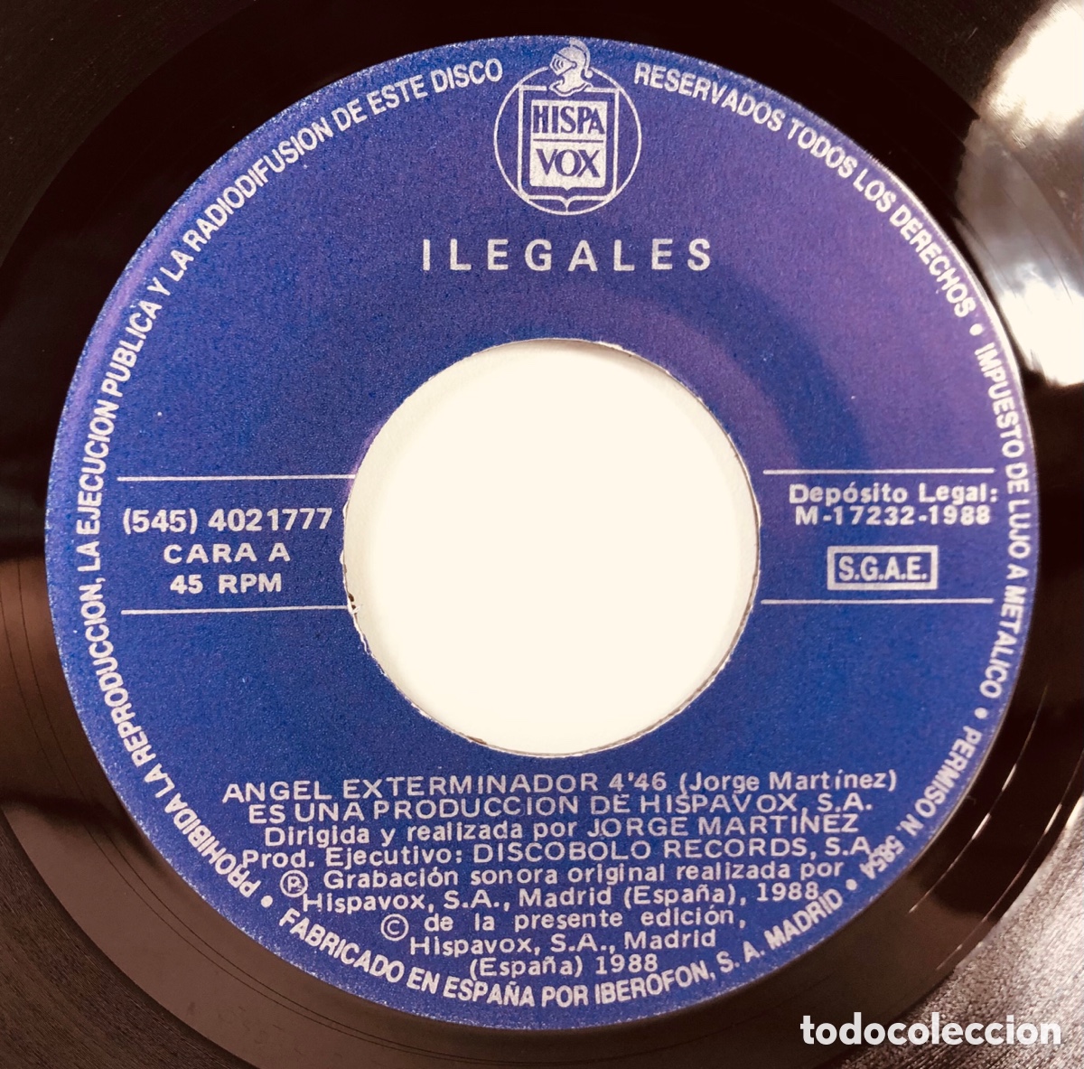 Discos de vinilo: SINGLE ILEGALES (COLECCIONISTAS) - Foto 5