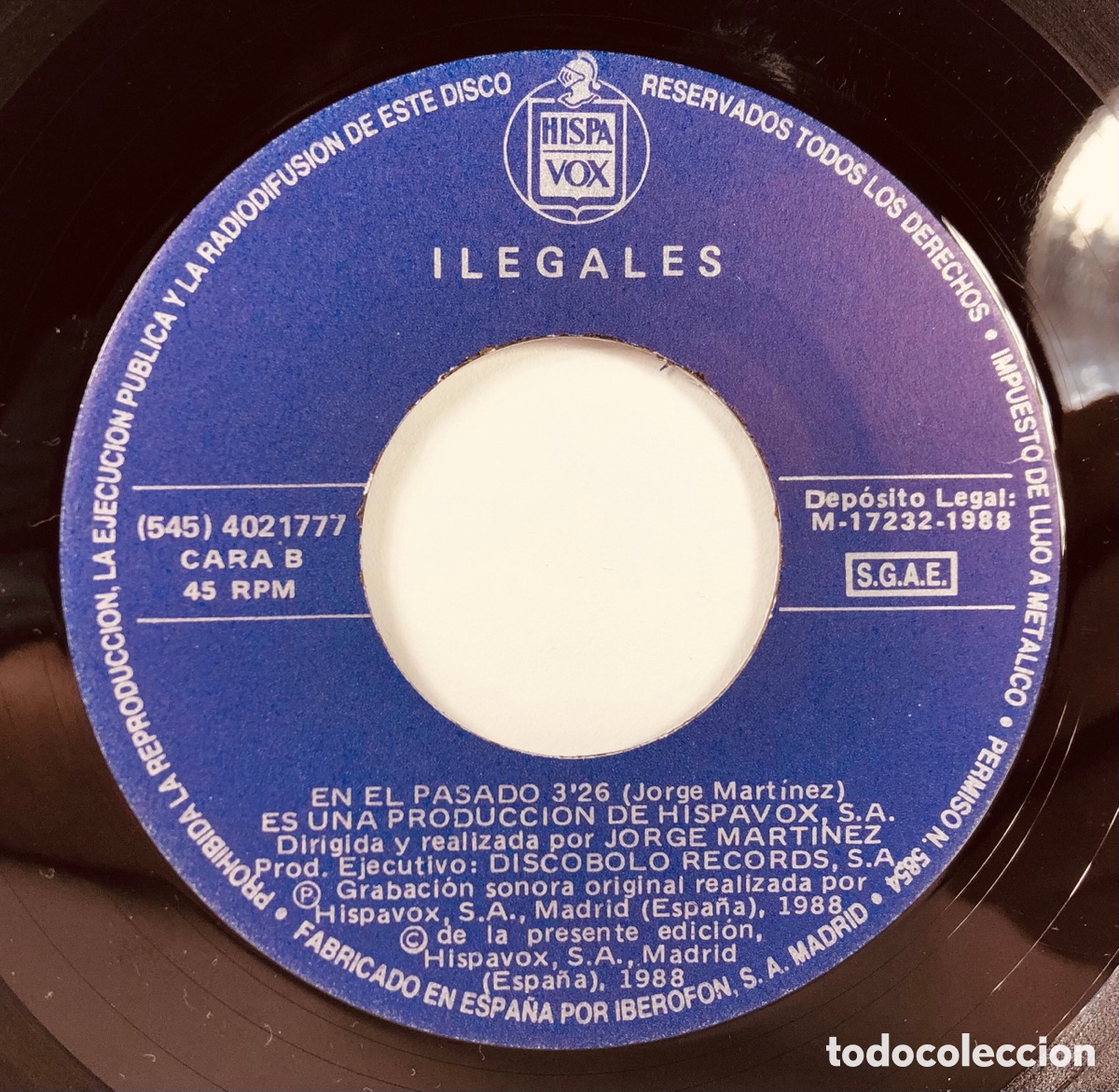 Discos de vinilo: SINGLE ILEGALES (COLECCIONISTAS) - Foto 6