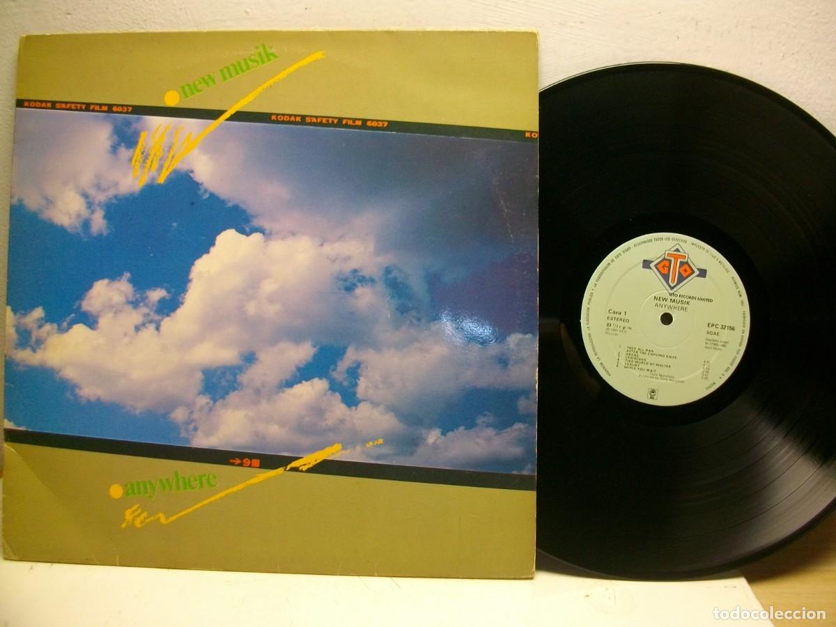 Discos de vinilo: New Musik - Anywhere LP 1981 - Foto 1
