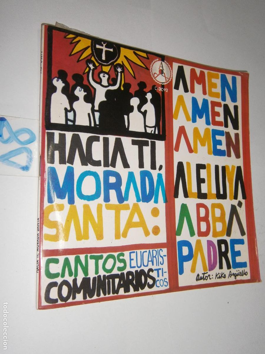 Discos de vinilo: ANTIGUO DISCO VINILO LP - CANTOS EUCARISTICOS COMUNITARIOS - Foto 1