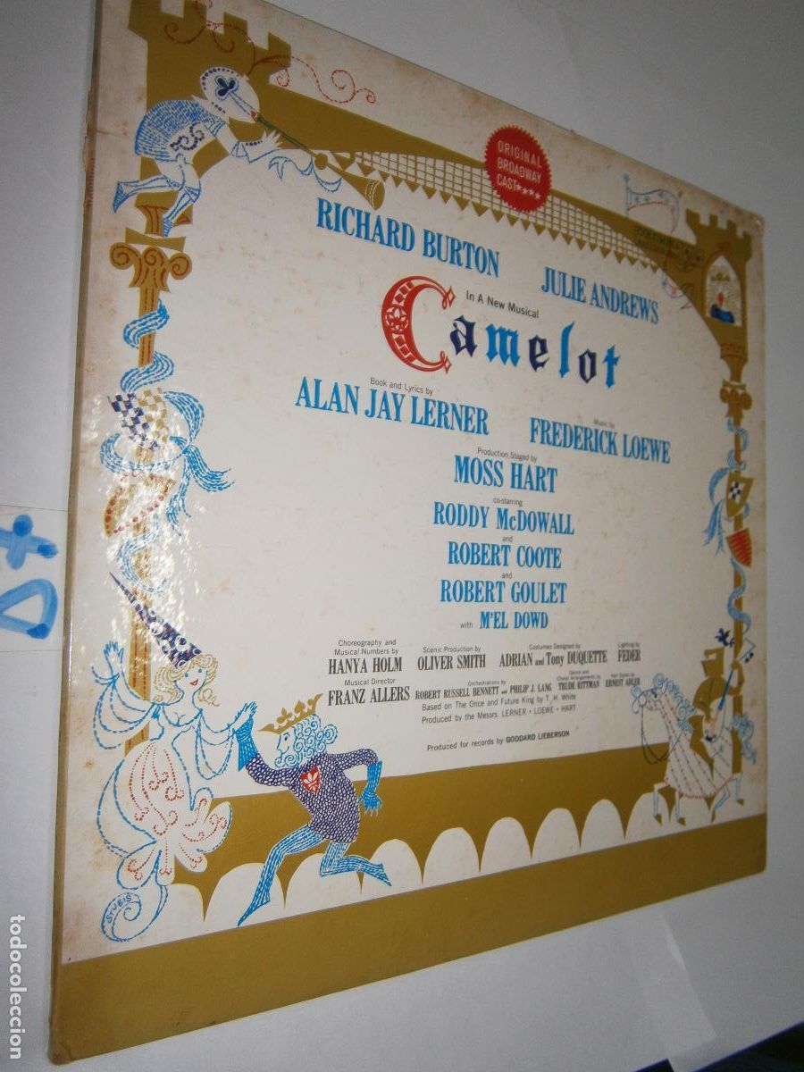 Discos de vinilo: ANTIGUO DISCO VINILO LP - CAMELOT - Foto 1