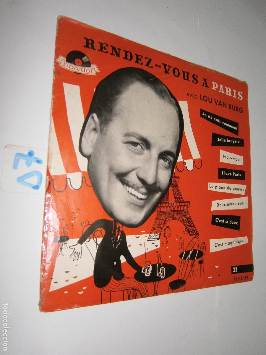 Discos de vinilo: ANTIGUO DISCO VINILO LP - LOU VAN BURG