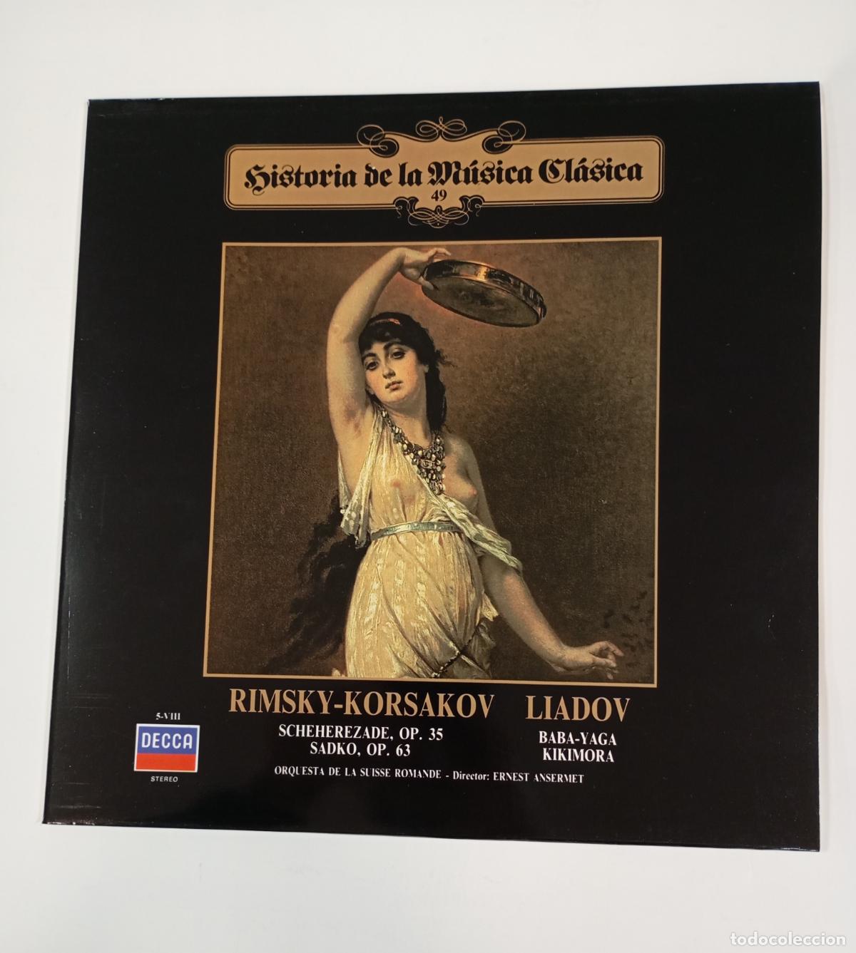 Discos de vinil: HISTORIA DE LA M&Uacute;SICA CL&Aacute;SICA N&ordm; 49. RIMSKY KORSAKOV. LP. TDKLP2