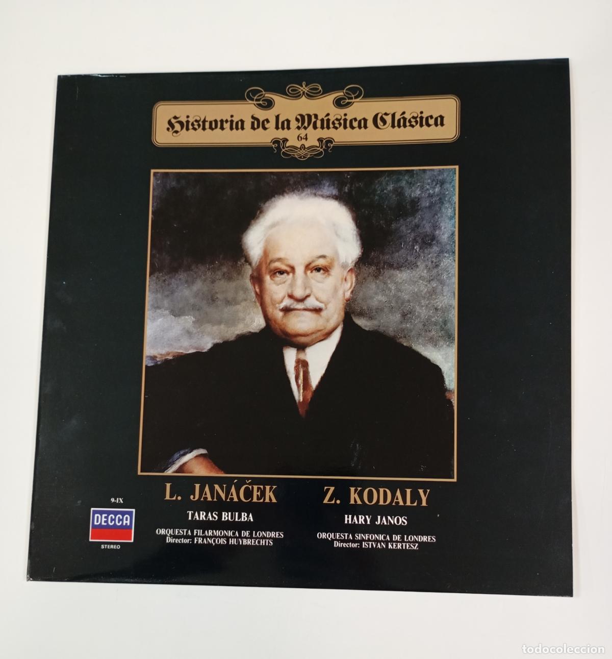Discos de vinil: HISTORIA DE LA M&Uacute;SICA CL&Aacute;SICA N&ordm; 64. L. JANACEK. LP. TDKLP2