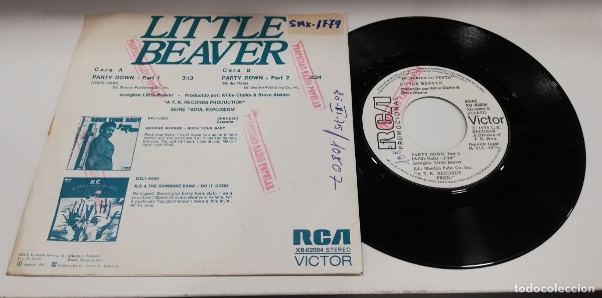 Discos de vinilo: SCO33-LITTLE BEAVER SINGLE 7&rdquo; - Foto 2