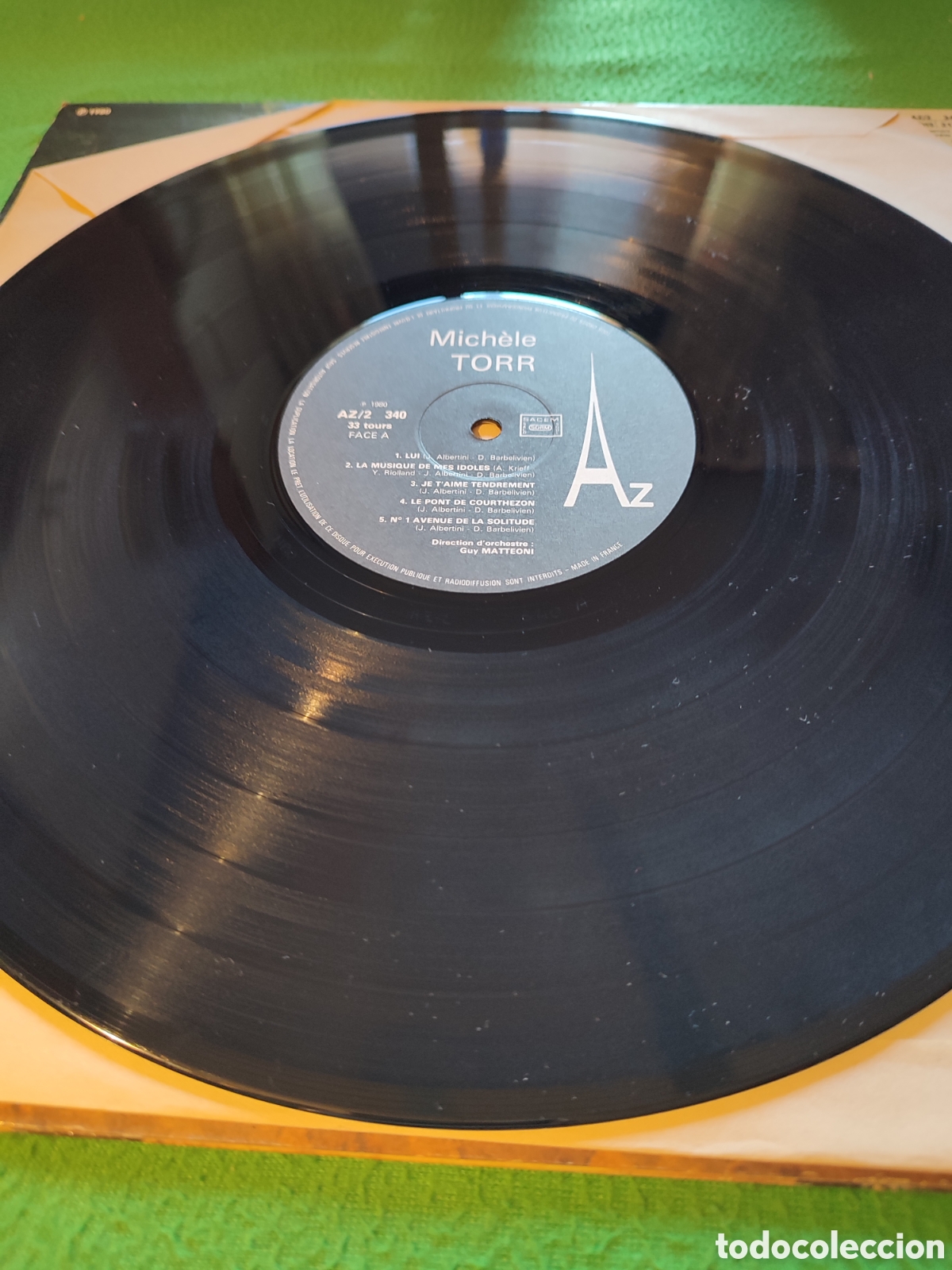 Discos de vinilo: Michele Torr - Lui Vinilo Lp 1980 - Foto 3