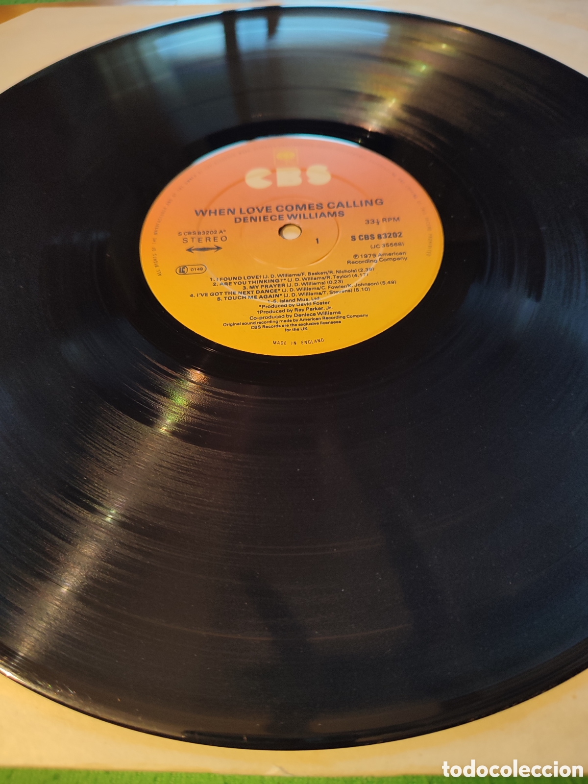 Discos de vinilo: Deniece Williams - When Love comes calling - Foto 3