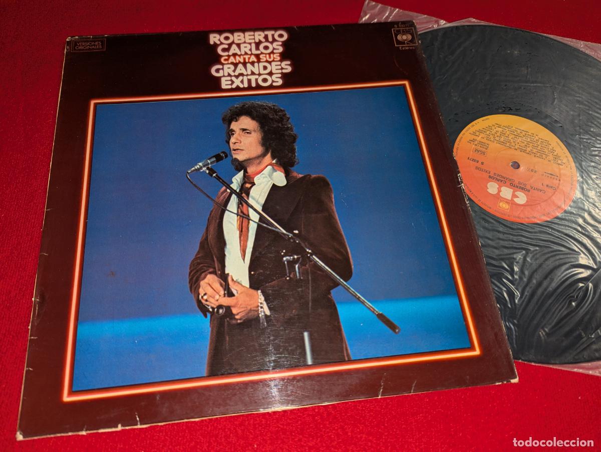 Discos de vinilo: ROBERTO CARLOS Canta sus grandes exitos LP CBS ESPA&Ntilde;A SPAIN