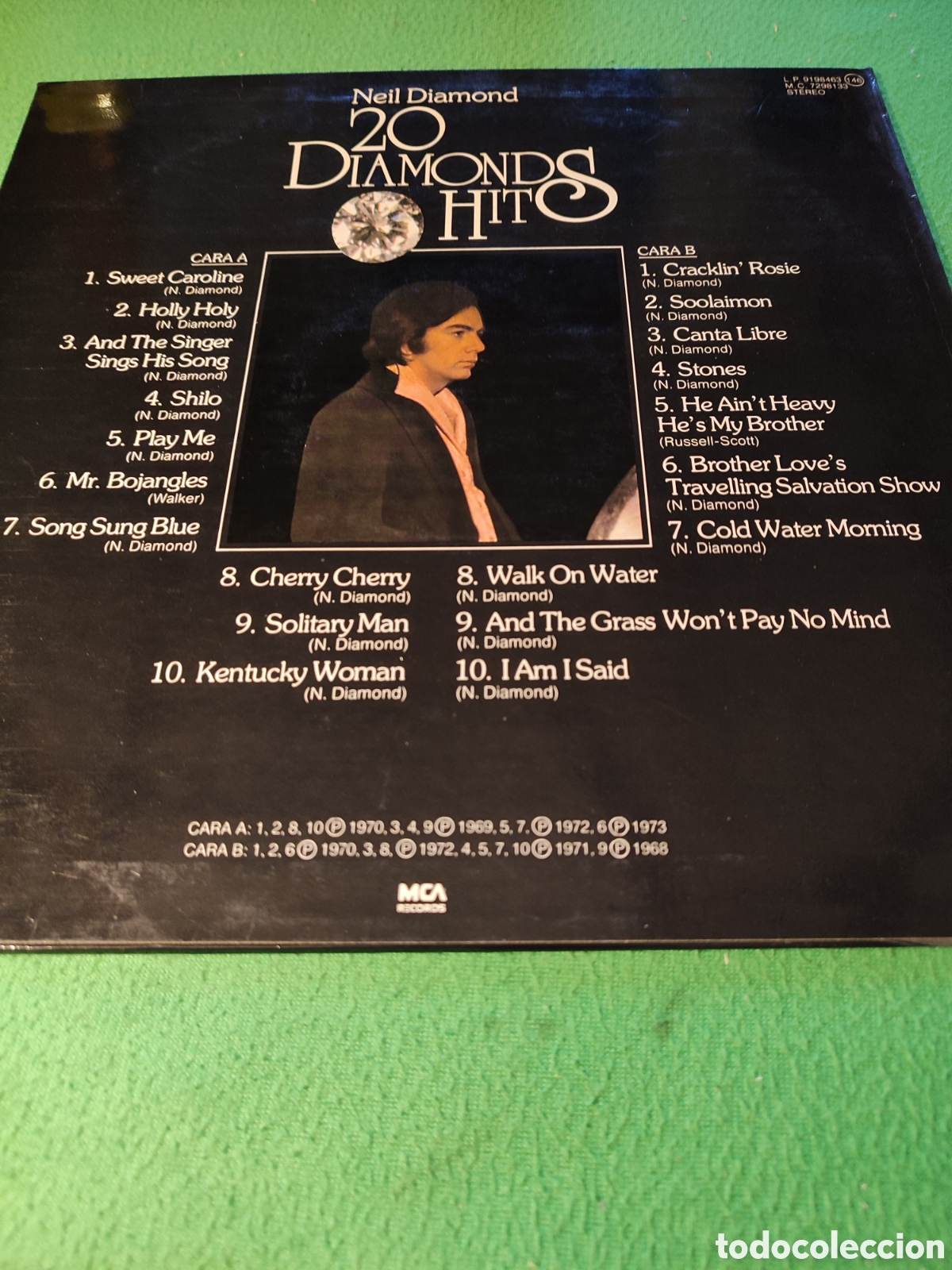 Discos de vinilo: Neil Diamond - 20 Diamonds hits - Foto 2