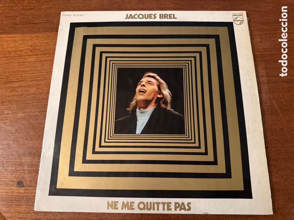 Discos de vinilo: JACQUES BREL - NE NE QUITTE P&Aacute;S 1971 LP. PHILIPS - Foto 7