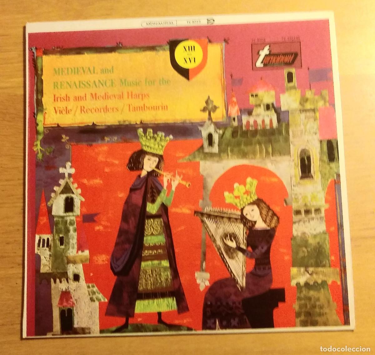 Discos de vinilo: ELENA POLONSKA/ GUY DURAND/ ROGER COTTE: &rdquo;MEDIEVAL AND RENAISSANCE MUSIC&rdquo; LP VINILO 1975