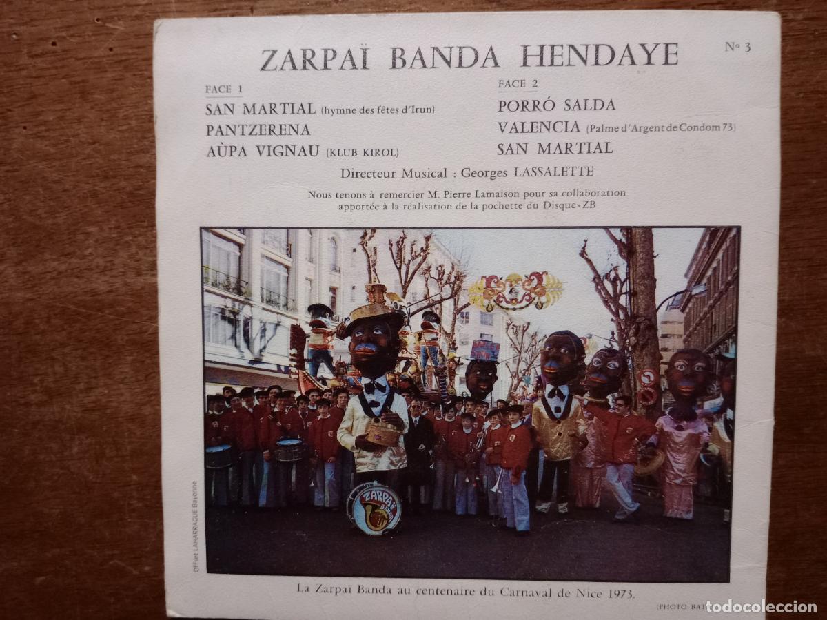 Discos de vinilo: Zarpai banda - Hendaye -3 - Foto 2