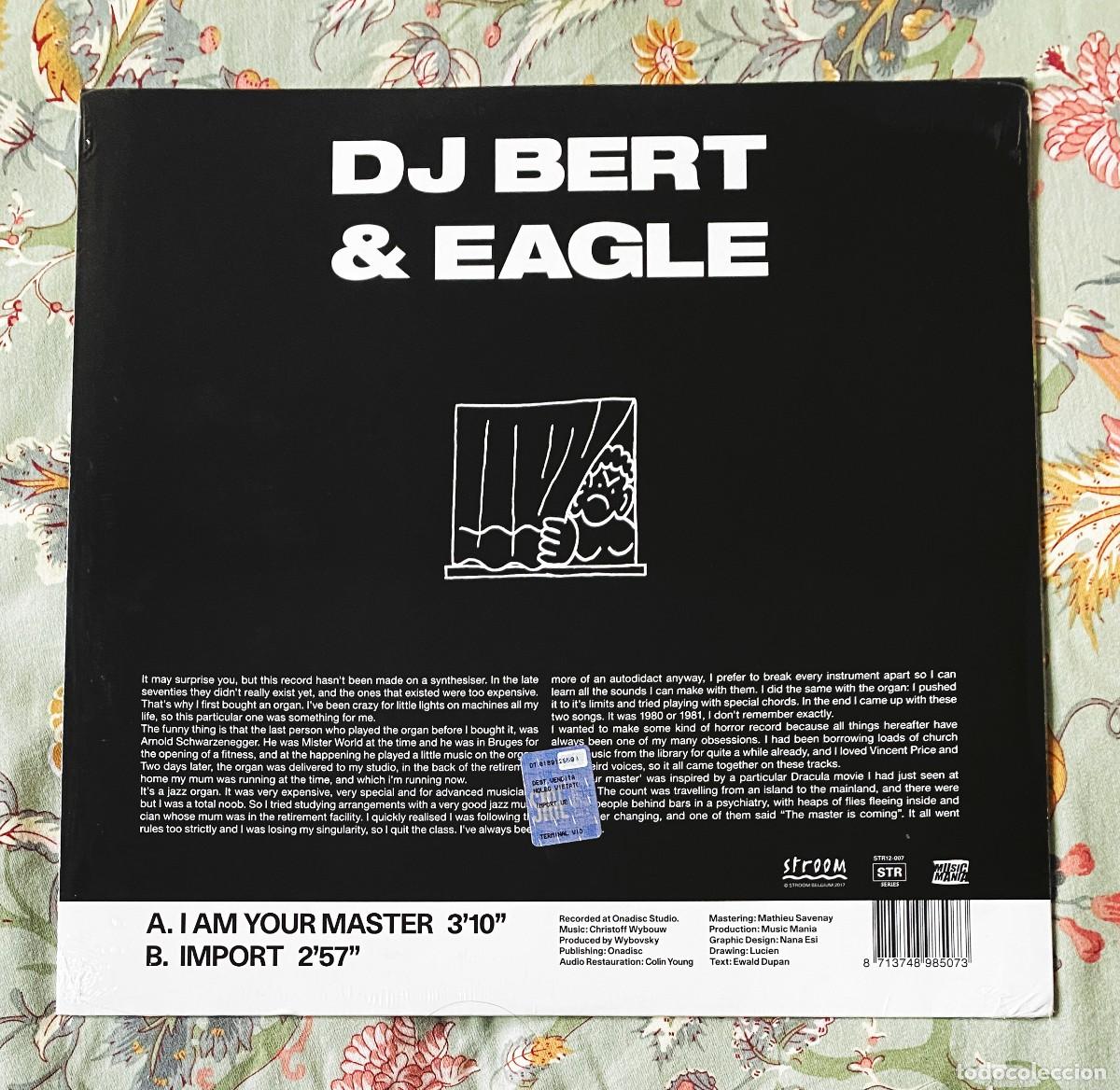 Discos de vinilo: DJ BERT & EAGLE - I AM YOUR MASTER 12 SINGLE PRECINTADO - DISCO SYNTH-POP - Foto 2