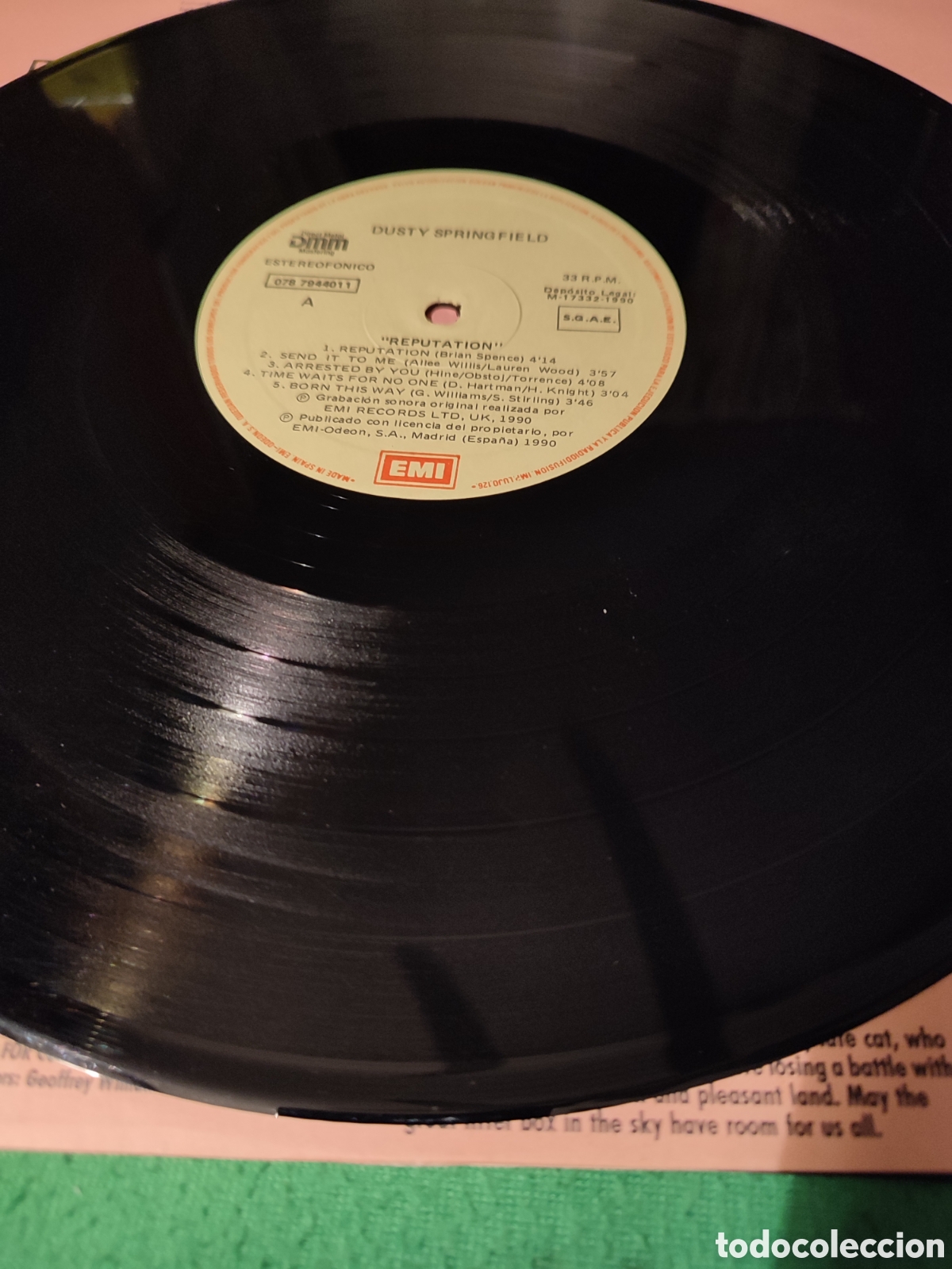 Discos de vinilo: Dusty Springfield - Reputation vinilo lp - Foto 3