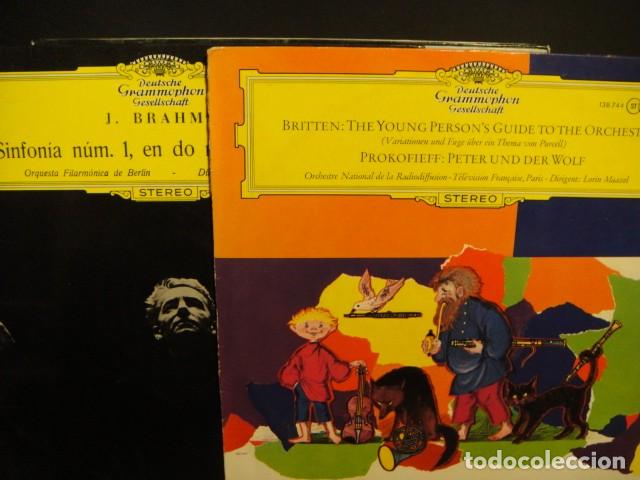Disques de vinyle: musica clasica , lote de 10 discos lp