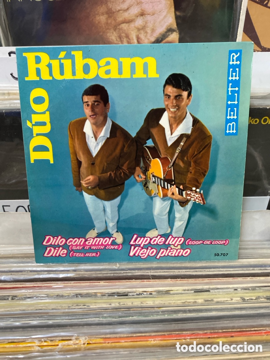 Discos de vinilo: D&uacute;o R&uacute;bam - Dilo con Amor +3 - Foto 1