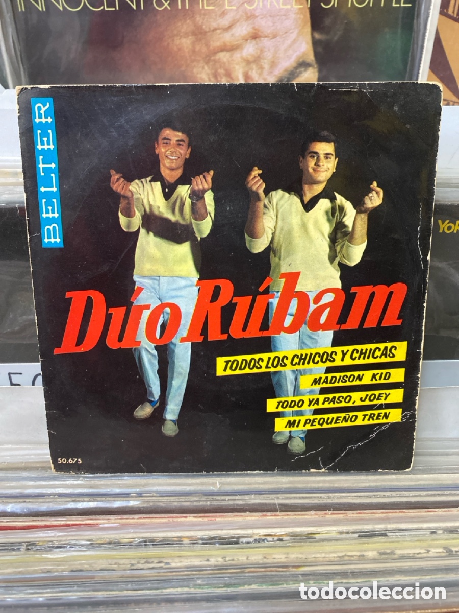 Discos de vinilo: D&uacute;o R&uacute;bam - Todos los Chicos y Chicas +3 - Foto 1