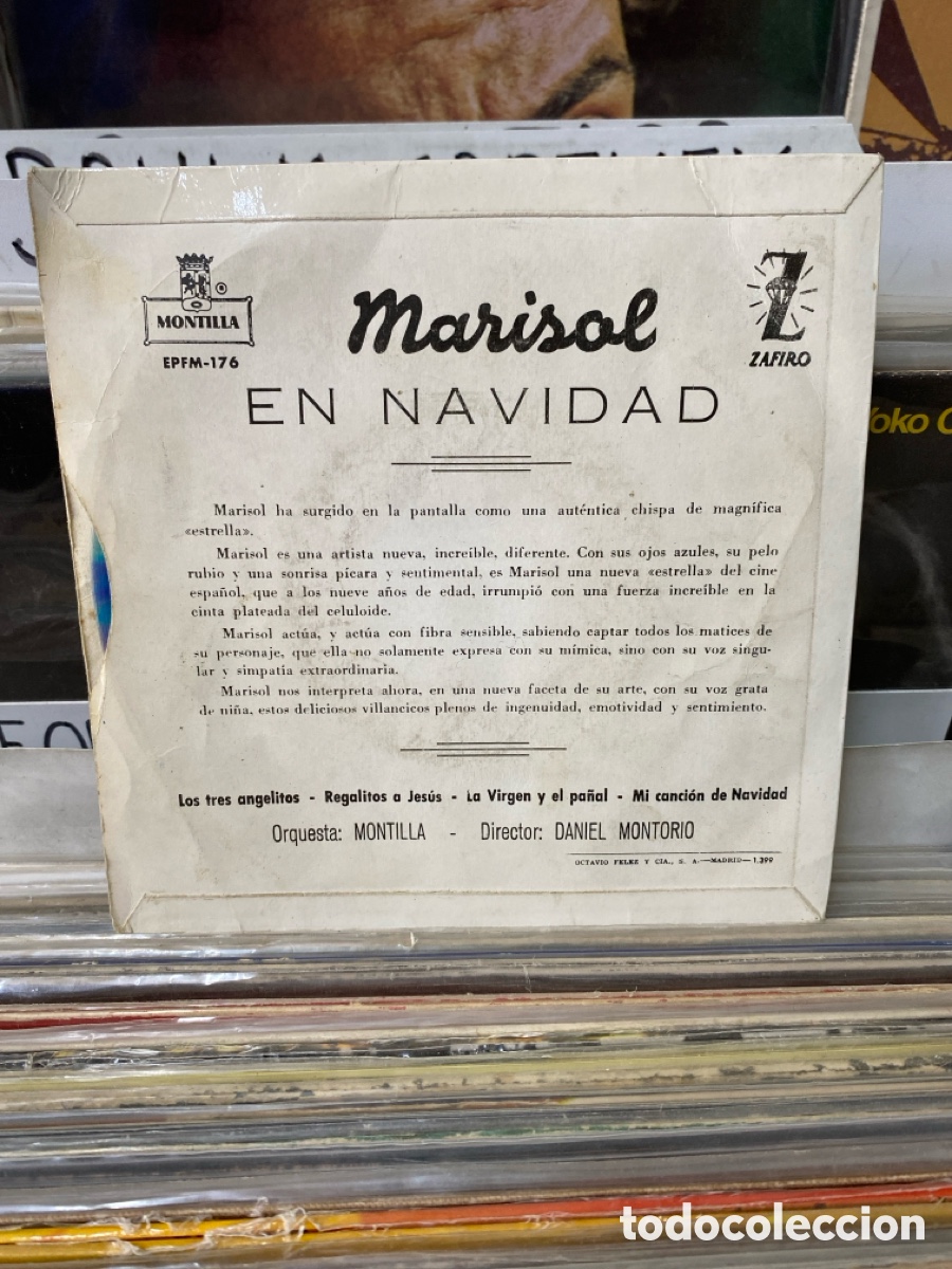 Discos de vinilo: Marisol en Navidad EP - Foto 2