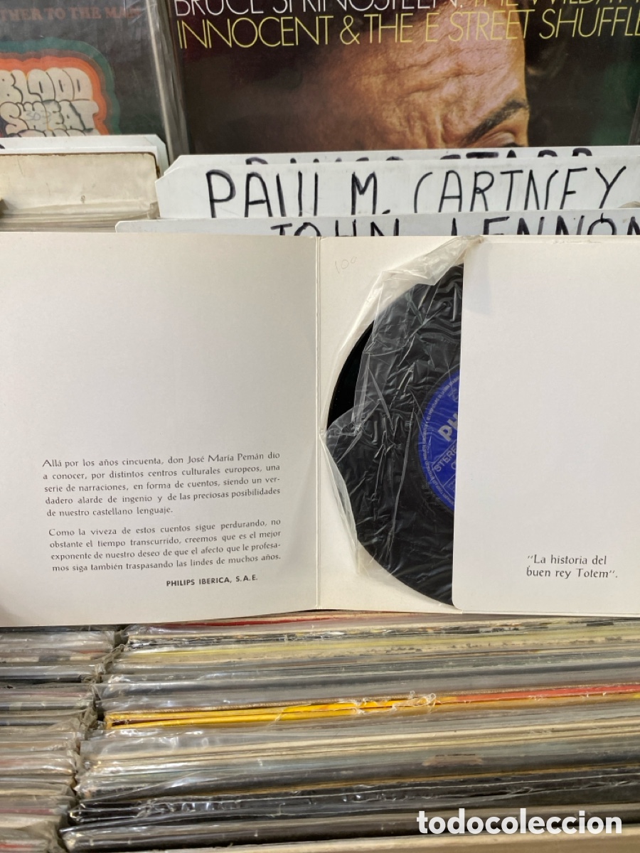 Discos de vinilo: Jos&eacute; Mar&iacute;a Pem&aacute;n - Cuentos - Foto 2