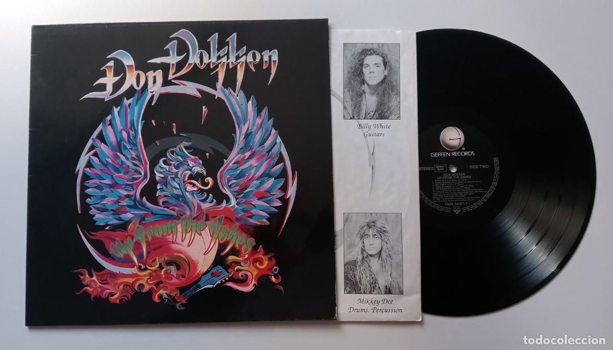 Discos de vinilo: LP DON DOKKEN - UP FROM THE ASHES - Foto 3