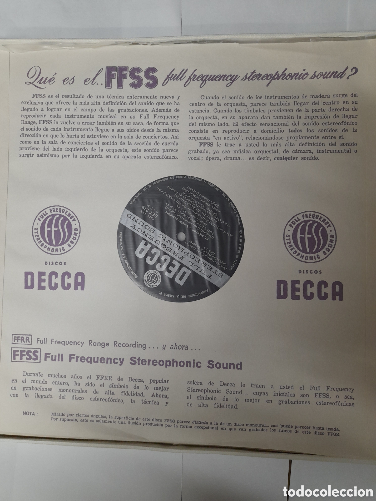 Discos de vinilo: EL MESIAS. HAENDEL. Sutherland McKELLAR BUMBRY / WARD. - Foto 4