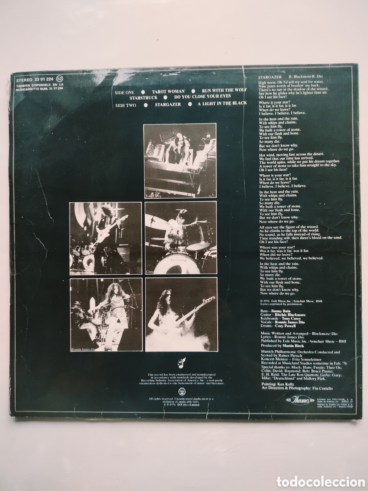 Discos de vinilo: LP Rainbow Rising... - Foto 2