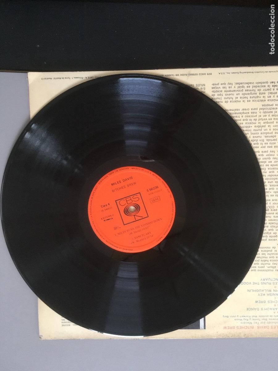 Discos de vinilo: MILES DAVIS BITCHES BREW -Album doble- - Foto 4