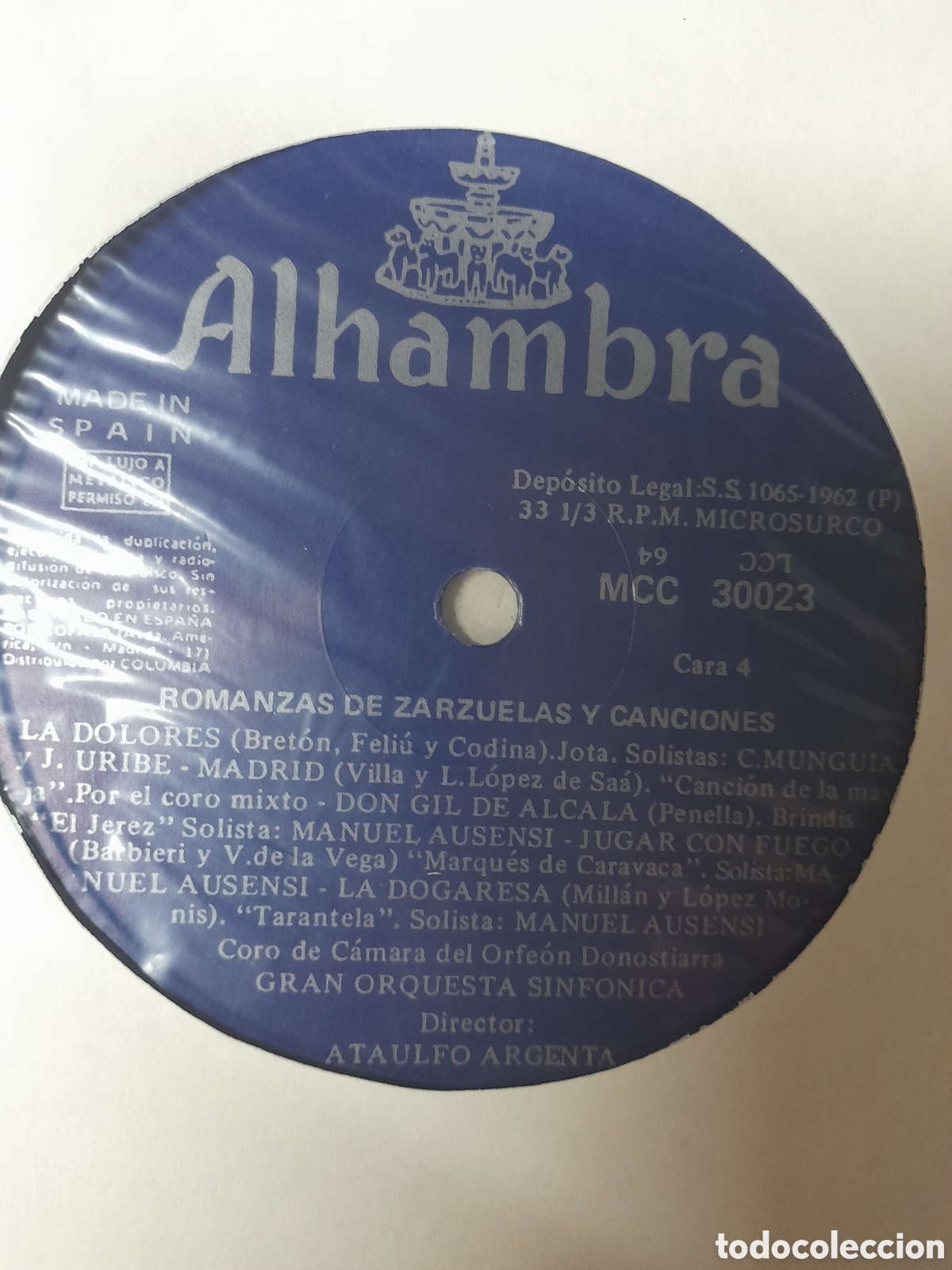 Discos de vinilo: EL CASERIO. Romero F. Shaw Guridi. - Foto 6