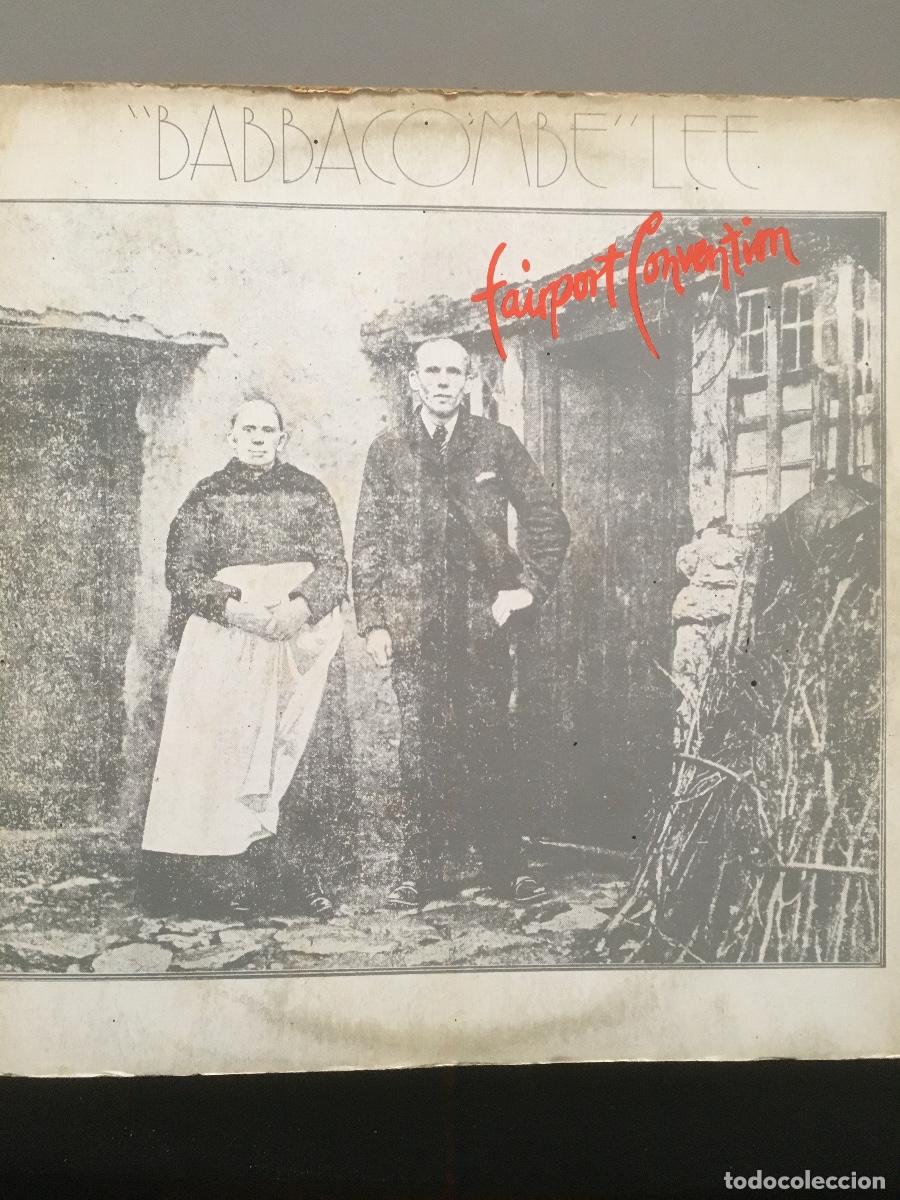 Discos de vinilo: BABBACOMBE LEE - FAIRPORT CONVENTION - Foto 1
