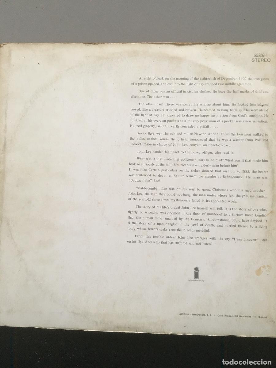 Discos de vinilo: BABBACOMBE LEE - FAIRPORT CONVENTION - Foto 3