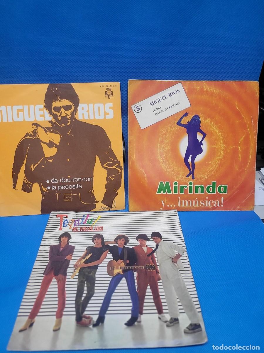 Discos de vinilo: LOTE MiGUEL RIOS Y TEQUILA - Foto 1