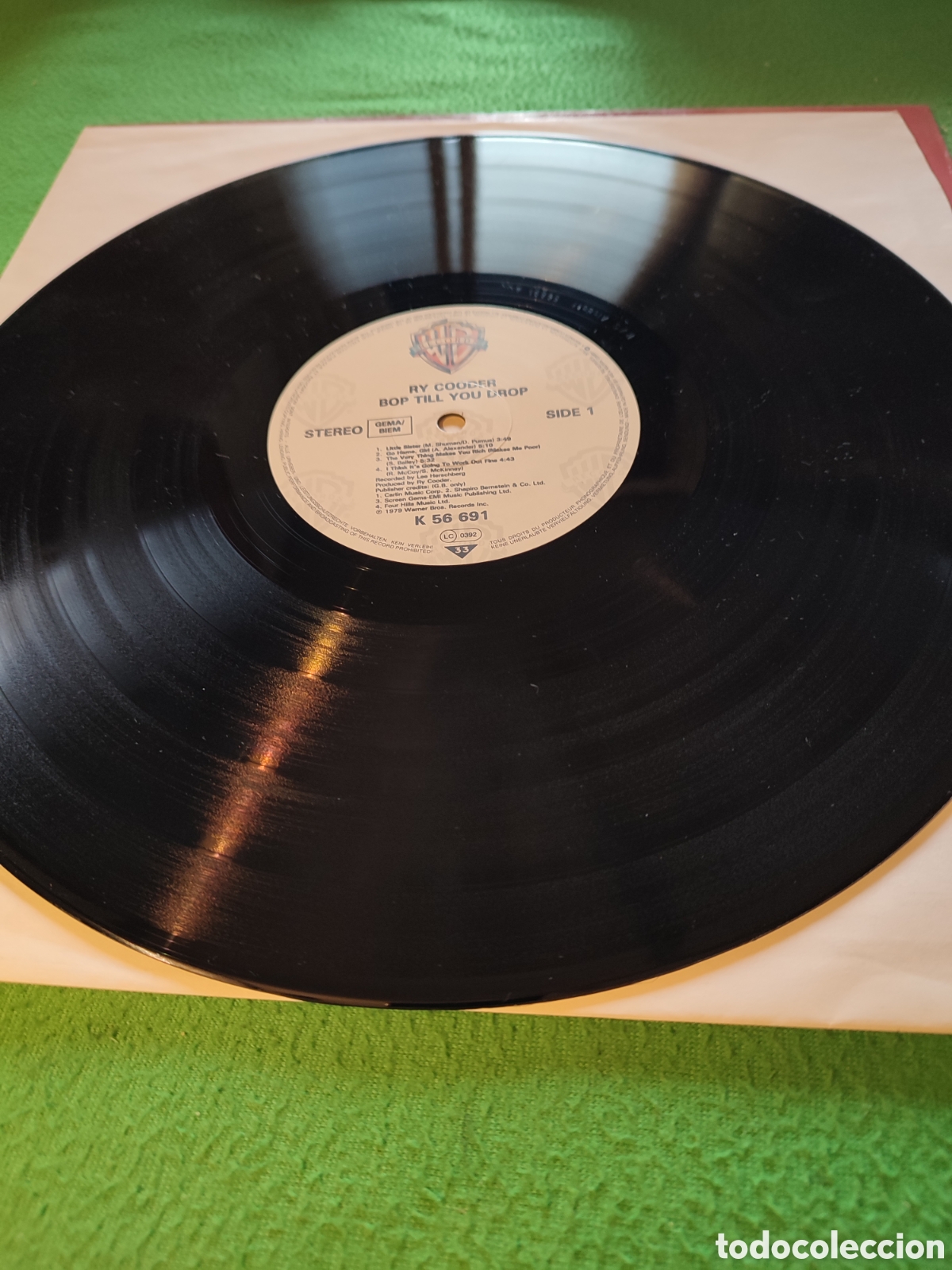 Discos de vinilo: Ry Cooder - Bop till you drop Vinilo - Foto 3