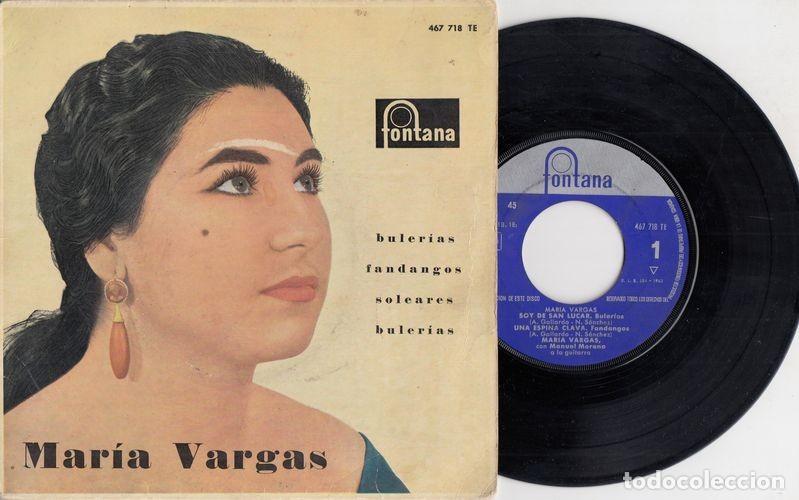 Discos de vinilo: MARIA VARGAS - SOY DE SANLUCAR - EP DE VINILO - C-22