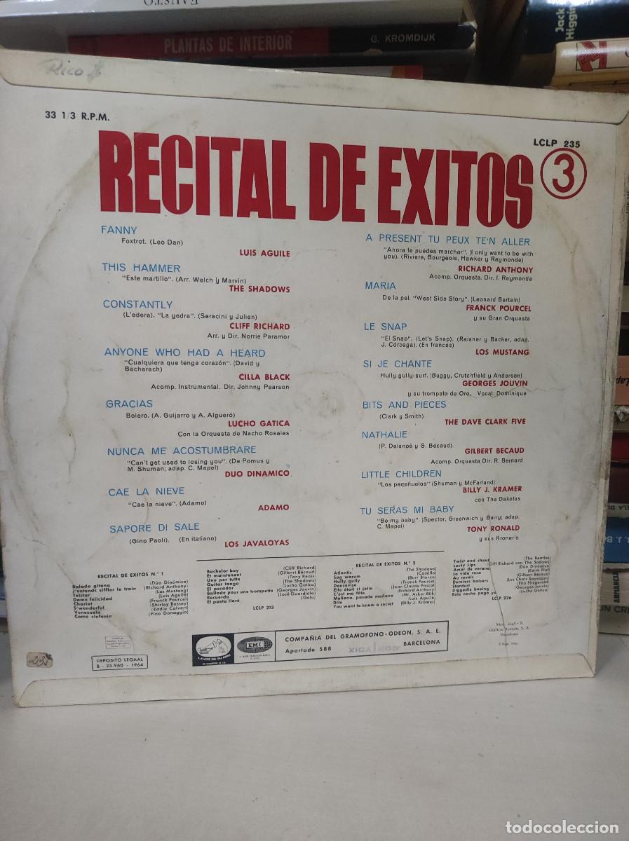 Discos de vinilo: Recital De Exitos N.&ordm; 3 - Foto 2