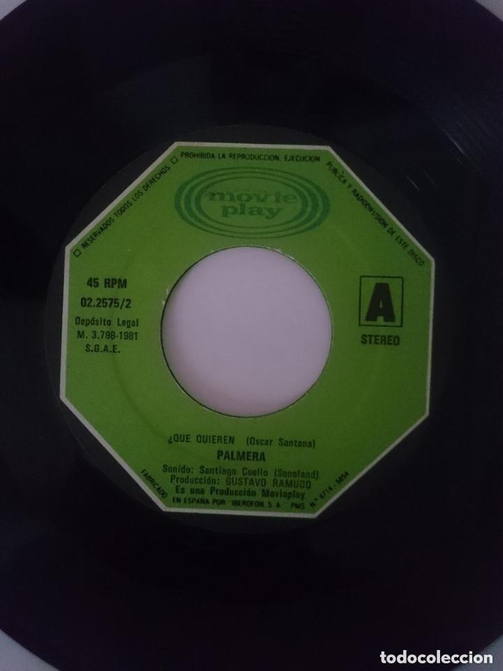 Discos de vinilo: PALMERA -- QUE QUIEREN - EL CAFE - A&Ntilde;O 1981 - Foto 1
