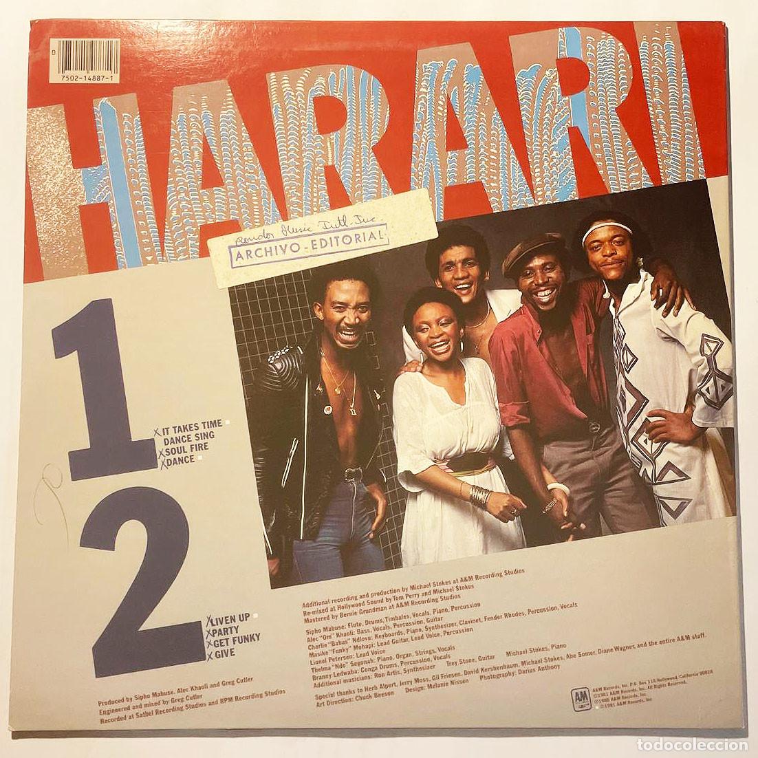 Discos de vinilo: HARARI / HARARI / LP AM RECORDS 1982 / US - Foto 2