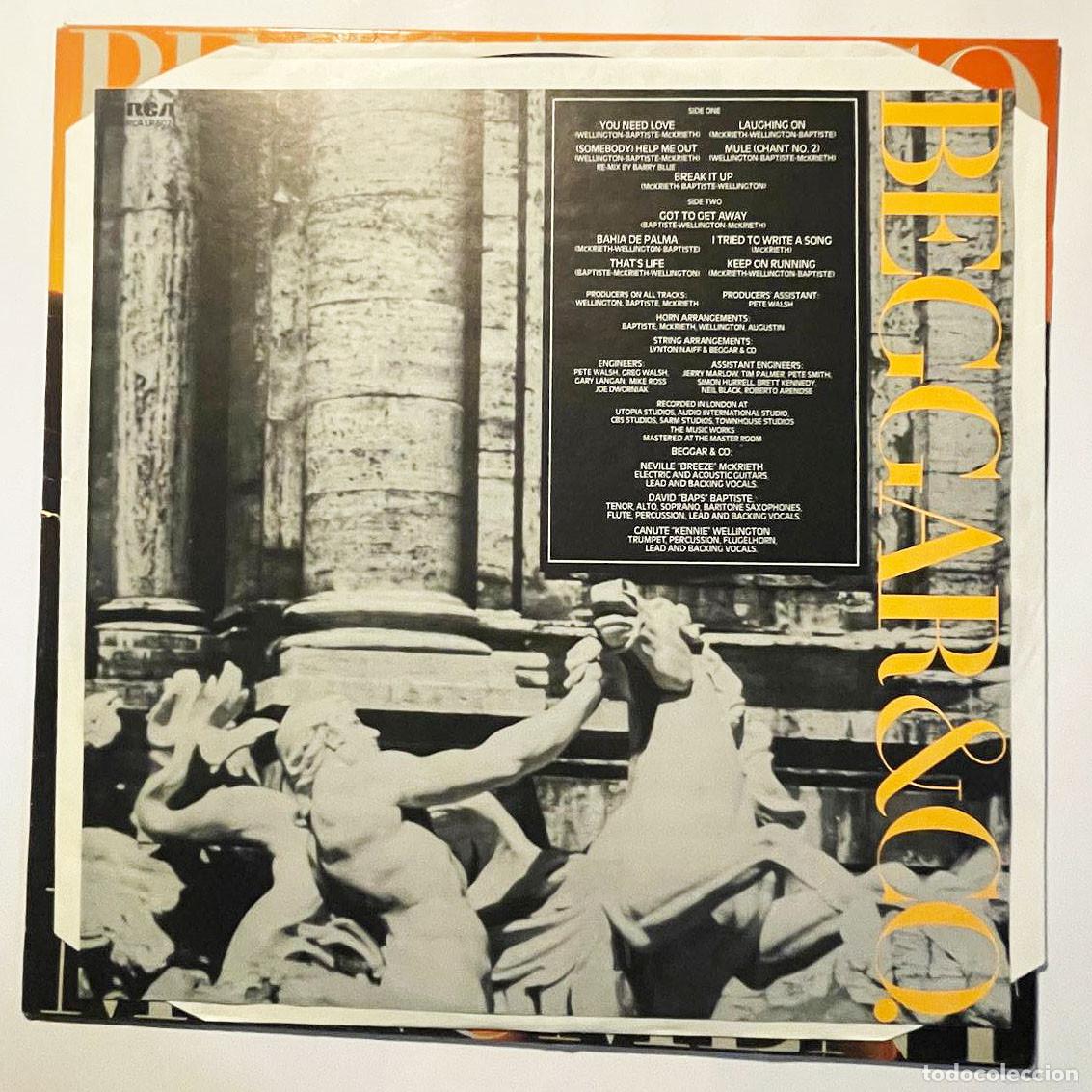 Discos de vinilo: BEGGAR & CO. / MONUMENT / LP RCA 1981 / UK - Foto 3