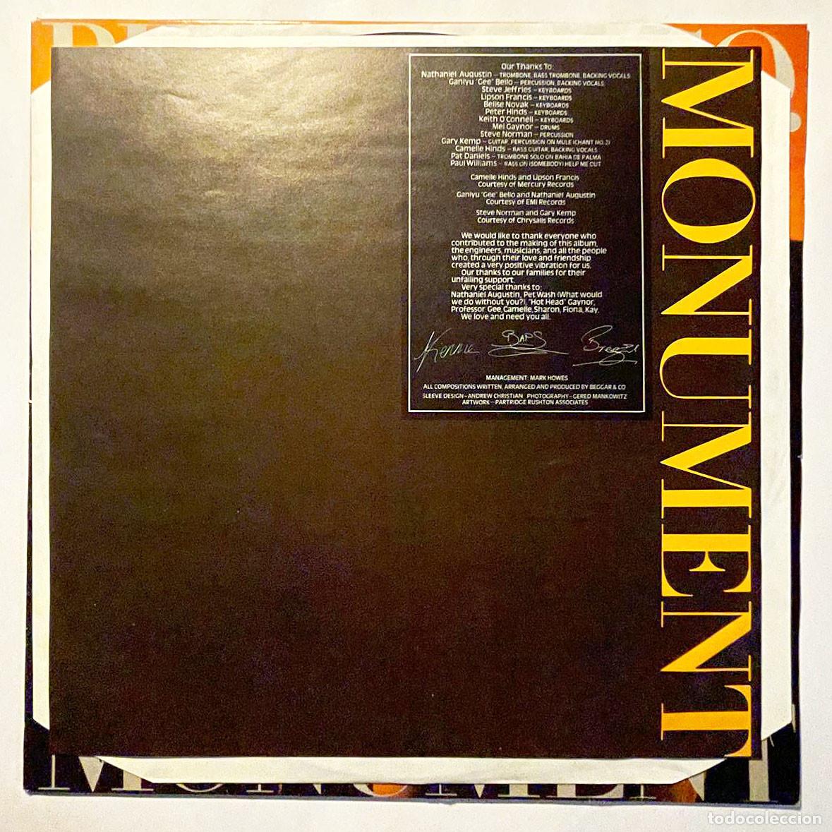 Discos de vinilo: BEGGAR & CO. / MONUMENT / LP RCA 1981 / UK - Foto 4