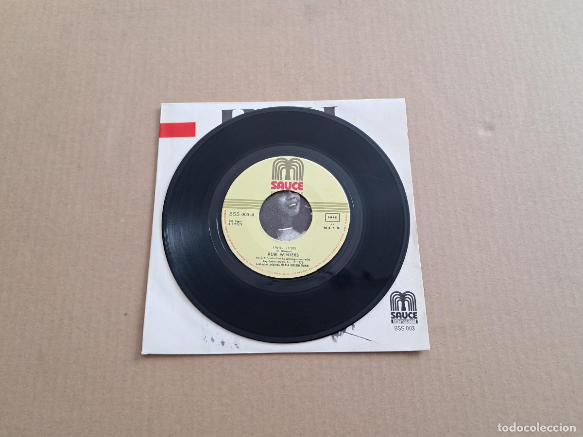 Discos de vinilo: RUBI WINTERS - I WILL SINGLE 1978 EDICION ESPA&Ntilde;OLA - Foto 2