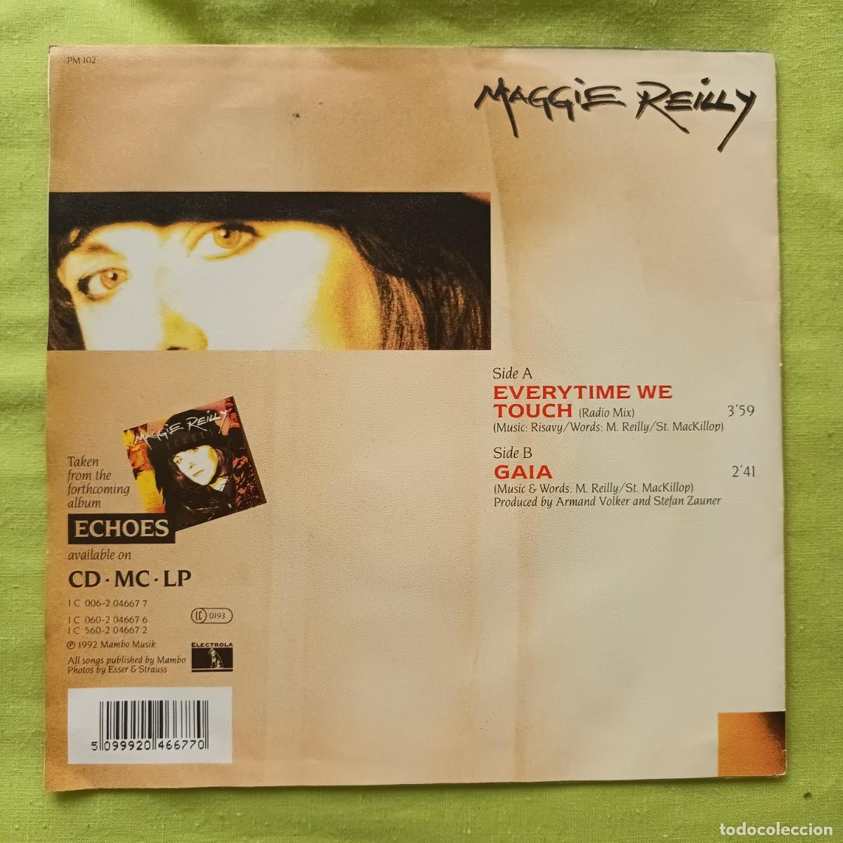 Discos de vinilo: SINGLE DE MAGGIE REILLY TITULADO &rdquo;EVERYTIME WE TOUCH&rdquo; - Foto 2