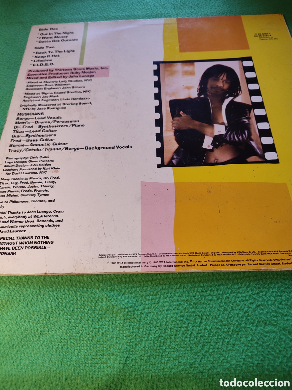Discos de vinilo: Serge Ponsar - Back to the Light - Foto 2