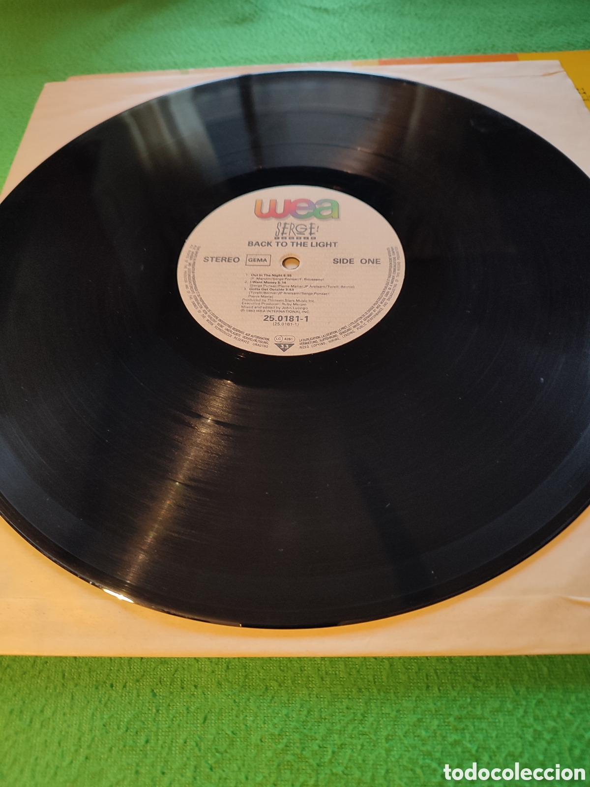 Discos de vinilo: Serge Ponsar - Back to the Light - Foto 3