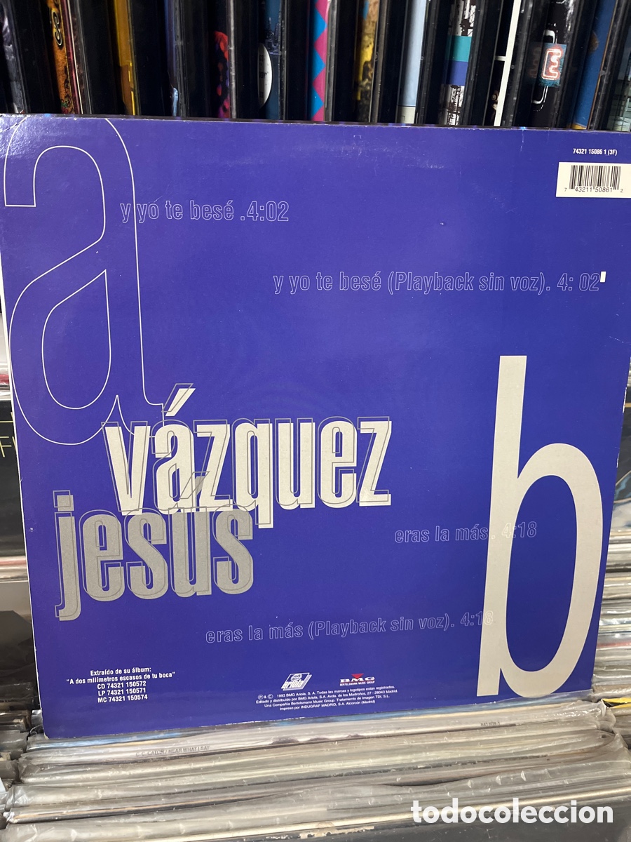 Discos de vinilo: Jesus vazquez y yo te bese - Foto 2