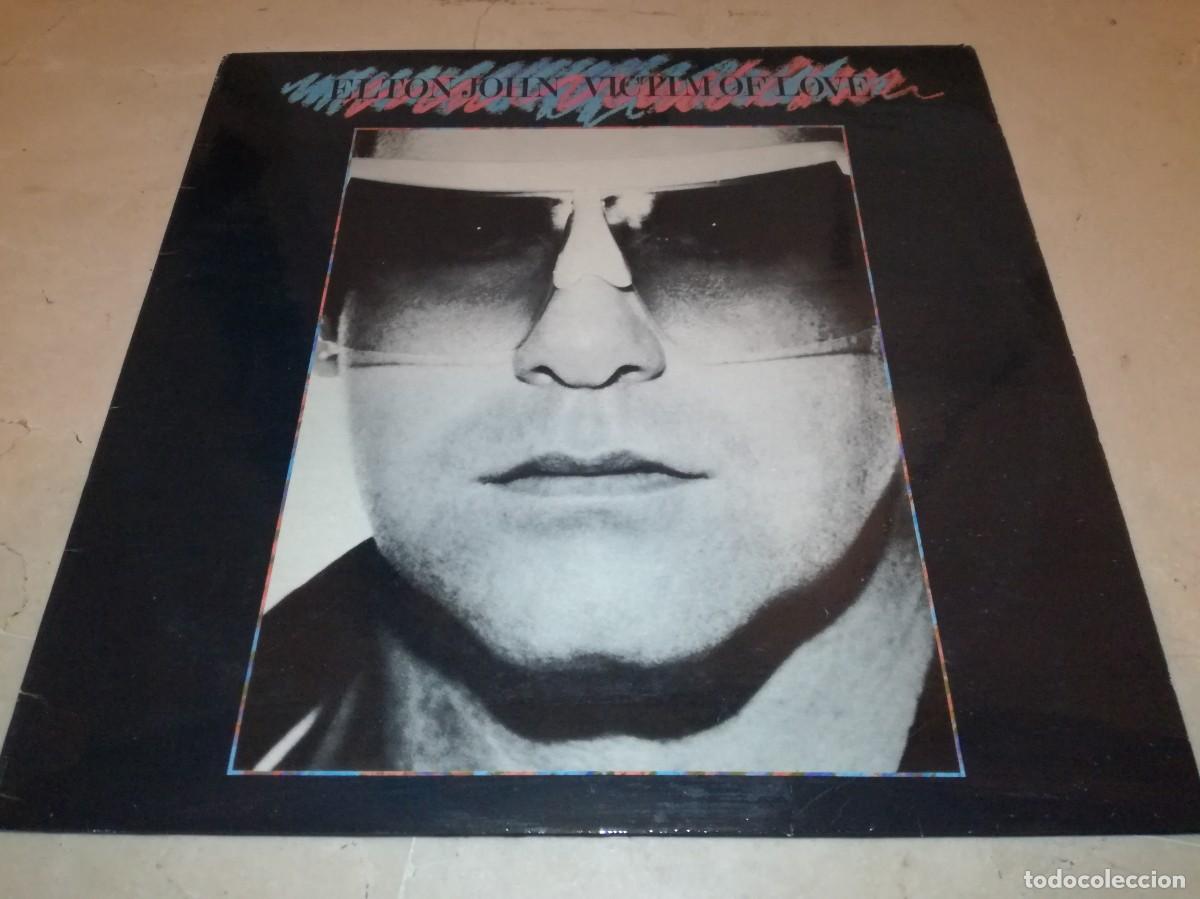 Discos de vinilo: ELTON JOHN-VICTIM OF LOVE-CONTIENE ENCARTE