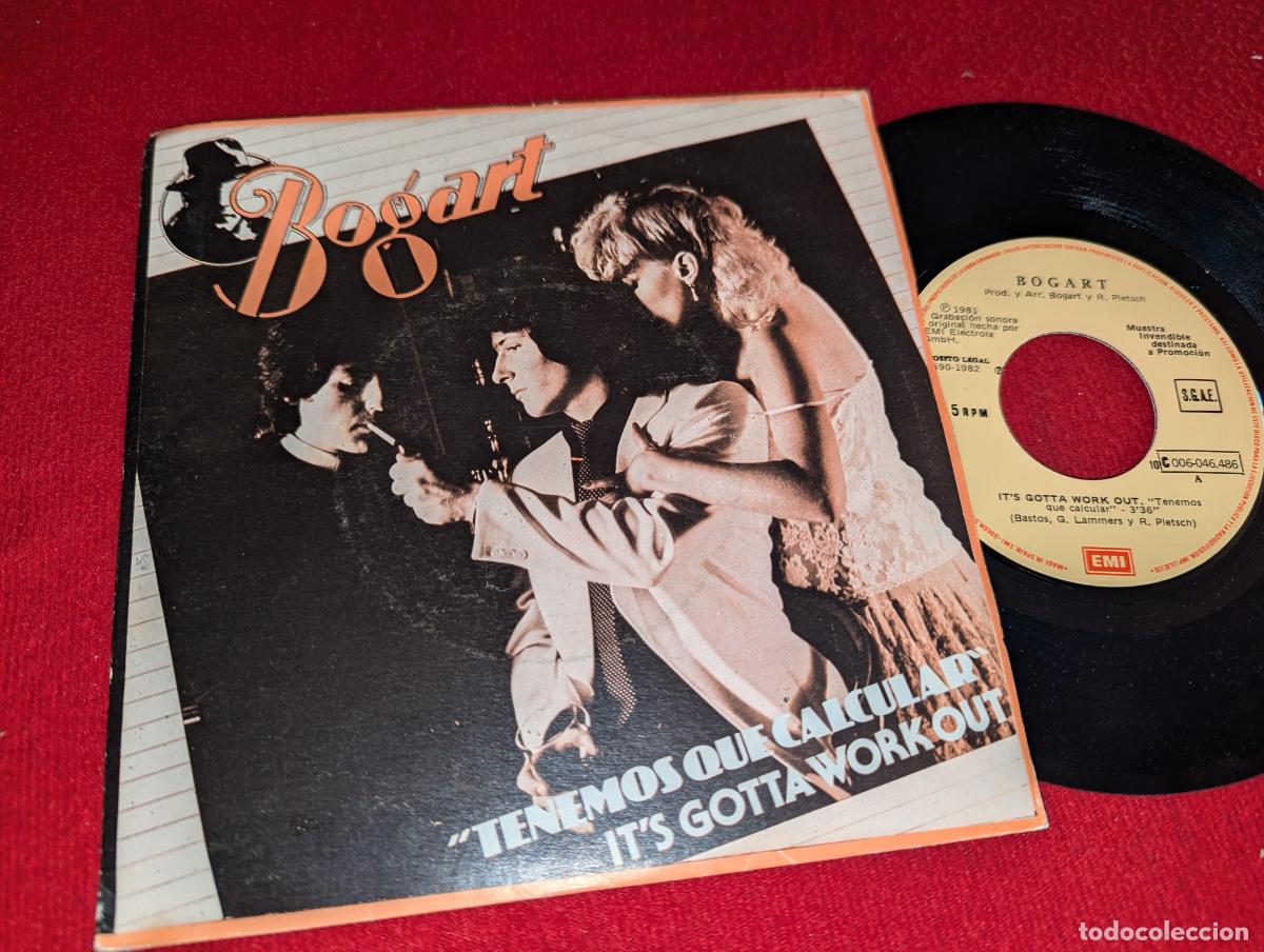 Vinyl-Schallplatten: BOGART It's gotta work out/Sweet darlin 7'' SINGLE 1982 EMI PROMO ESPA&Ntilde;A SPAIN